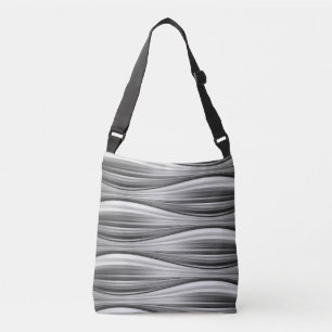 Ajustable motif gris échelle sans couture sur sac fourre-tou