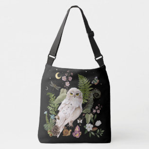 Ajustable Mystical Snowy Owl Sac fourre-tout pour les amoure
