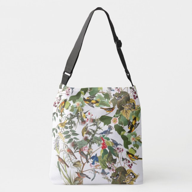 Ajustable Oiseau bleu et sac fourre-tout à Audubon d'oiseaux (Dos)