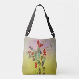 Ajustable Papillons de fleurs Monogramme Imprimer Sac de car