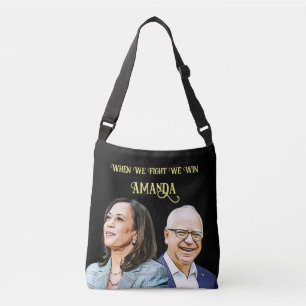 Ajustable Personnaliser Kamala Harris Tim Walz Sac fourre-to