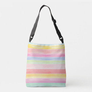 Ajustable Sac à bande arc-en-ciel Pastel