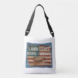 Ajustable Sac à bandoulière Land of the Free