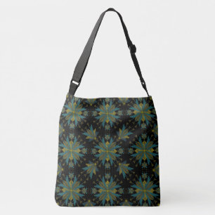 Ajustable Sac à bandoulière noir Retro Fairy Stars