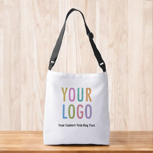 Ajustable Sac à bandoulière personnalisé avec logo double fa