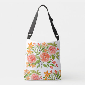 Ajustable Sac à bouquet de roses aquarelle