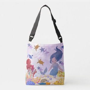 Ajustable Sac à épaule de sirène - Océan élégant et capricie