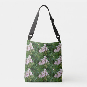 Ajustable Sac à main de carrosserie rose Fleurs