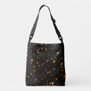 Ajustable Sac à main étoilé Cosmic Gold Crossbody Tote éléga