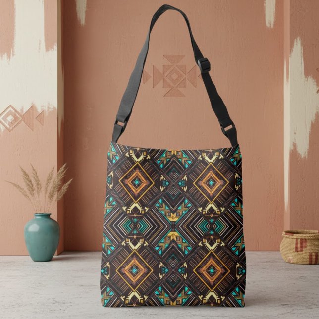 Ajustable Sac à main Mandala Terre (Créateur téléchargé)