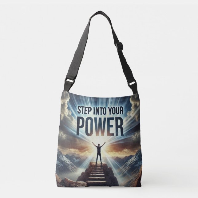 Ajustable Sac à main réglable 'Step Into Your Power' (Devant)