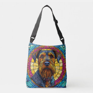 Ajustable Sac bandoulière chien mignon dessin animé mosaïque