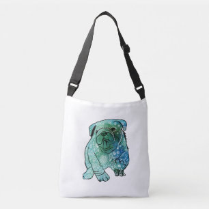 Ajustable Sac bandoulière tout-imprimé Bouledogue français c