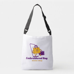 Ajustable Sac Brodé Élégant – Élégant & Durable au Quotidien