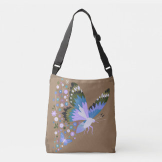 Ajustable Sac cabas botanique Papillon aux couleurs discrète