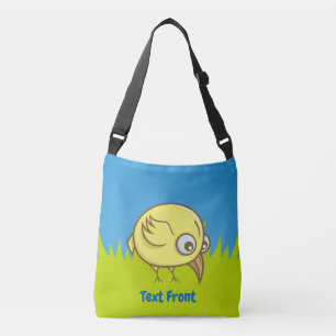 Ajustable Sac carrossable en caricature d'oiseau jaune