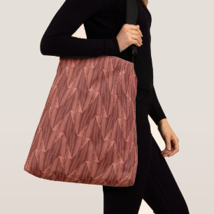 Ajustable Sac carrossable en cèdre géométrique (2 tailles)