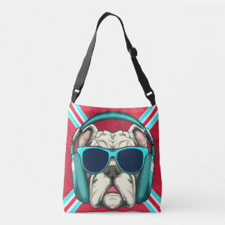 Ajustable Sac carrossable Groove Pup tout-sur-impression