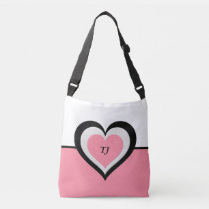 Ajustable Sac carrossable rose personnalisé avec un immense 