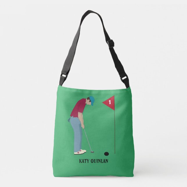 Ajustable Sac de carrosserie à thème Green Golf (Dos)