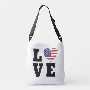 Ajustable Sac de carrosserie du drapeau américain - Amour pa