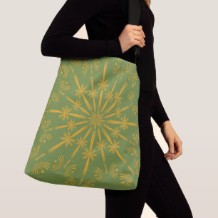 Ajustable Sac de carrosserie Retro Mandala Avocado (2 taille