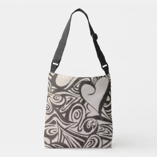 Ajustable Sac de Crossbody de coeur