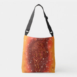 Ajustable Sac De Crossbody De Tigre Courant À Galaxy Starry
