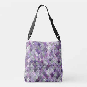 Ajustable Sac de sirène, sac de Crossbody, pourpre