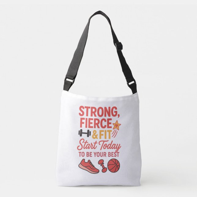 Ajustable Sac De Sport Fort Et Fit (Devant)