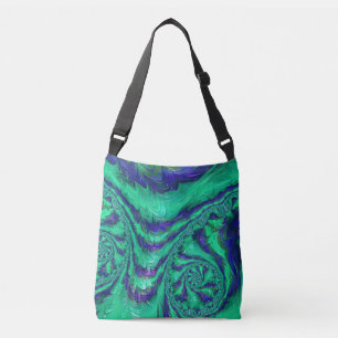 Ajustable Sac d'épaule liquide de rayure de fractale de ver