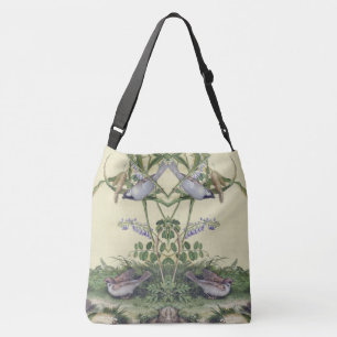 Ajustable Sac fourre-tout asiatique à épaule de fleurs