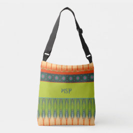 Ajustable Sac fourre-tout bohème moderne et design initiales