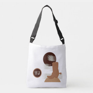 Ajustable Sac fourre-tout d'amorçage élégant à l'occidentale