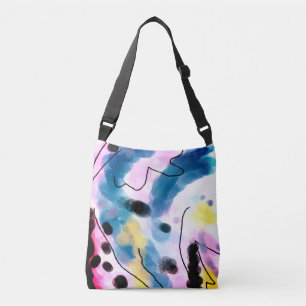 Ajustable Sac fourre-tout d'art Abstrait funky