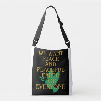 Ajustable Sac fourre - tout de la paix