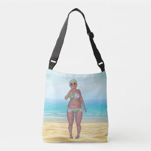 Ajustable Sac fourre-tout de plage avec Belle baignade amusa