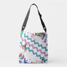 Sac fourre-tout des années 90 / Patins / Boombox /
