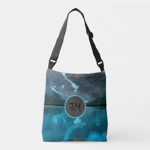 Ajustable Sac fourre-tout des Monts Aquarelles écologiques