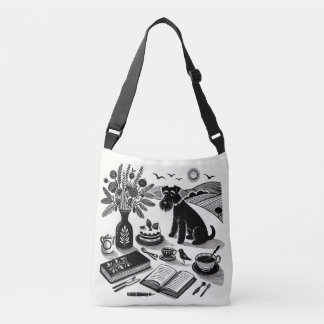 Ajustable Sac fourre-tout d'impression Schnauzer