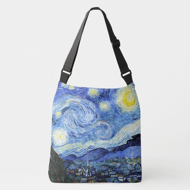 Ajustable Sac fourre-tout d'impressionnisme nocturne de Van  (Devant)