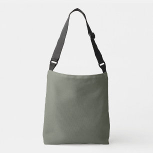 Ajustable Sac fourre-tout en toile verte Moss personnalisé