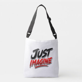 Ajustable Sac fourre-tout en typographie Just Imagine