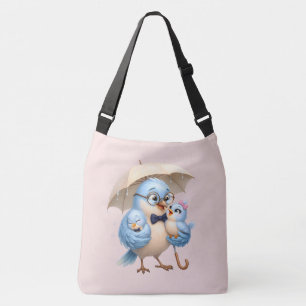 Ajustable Sac fourre-tout Famille Papa Oiseau
