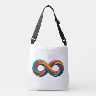 Ajustable Sac fourre-tout Infinity arc-en-ciel coloré