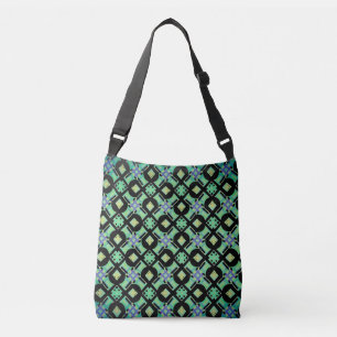 Ajustable Sac fourre-tout Jimette Design vert jaune noir