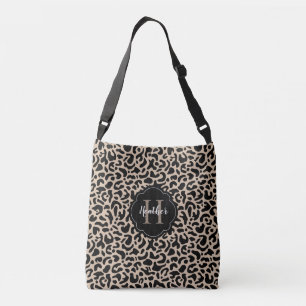 Ajustable Sac fourre-tout Monogramme Empreinte de léopard