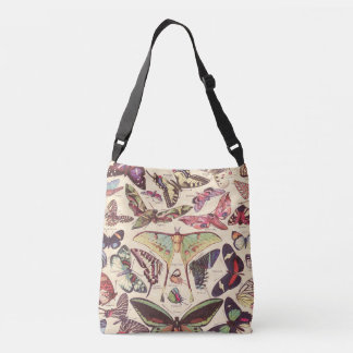Ajustable Sac fourre-tout papillon Vintage avec poignée régl
