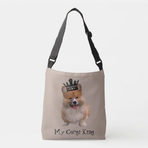 Ajustable Sac fourre-tout pour chien Corgi gallois "Mon roi