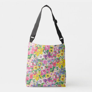 Ajustable Sac fourre-tout tout imprimé avec bandoulière.